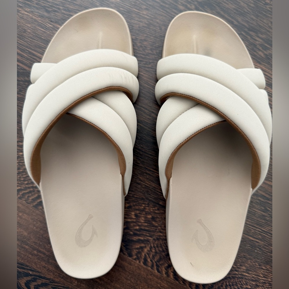Olukai Hila Water Resistant Slides Size 10
